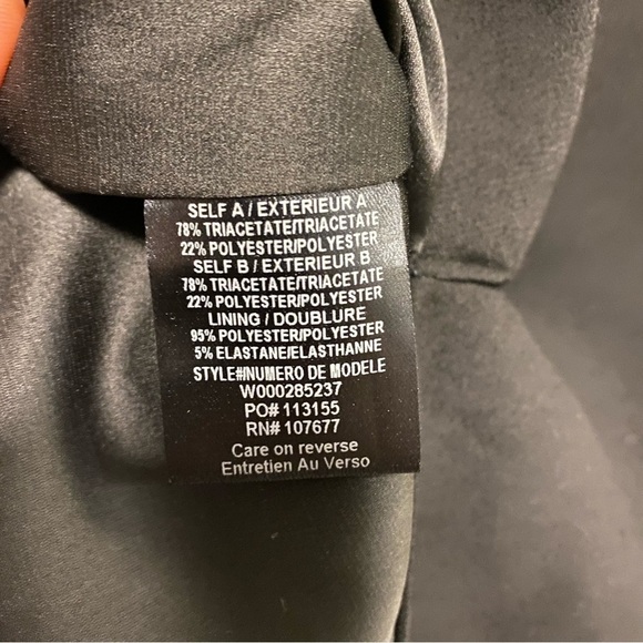 Alice + Olivia Black Stefani Long Tuxedo Blazer Size XS - Picture 6 of 10